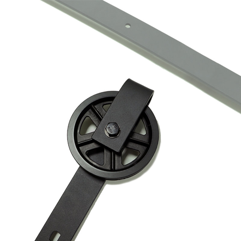 Ensemble de quincaillerie pour porte de grange simple en forme de J, 144 po