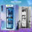 RGB Display Cabinet with Adjustable Acrylic Shelves, 4-Tier Storage Case with LED Lights , Modern Display Shelf for Collectibles, Black -754911368-750807153
