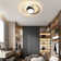Double 2-Light LED Flush Mount Ceiling Light