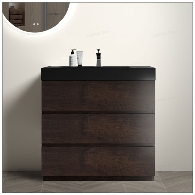 Meuble-lavabo sur pied 36 po avec lavabo