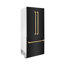 ZLINE 36" 19.6 cu. ft. Built-In 3-Door French Door Refrigerator with Internal Water and Ice Dispenser-89829467