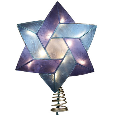 8.6'' Handmade Astrology & Stars Lighted Tree Topper