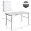 Table pliante réglable 48 po