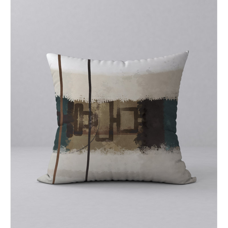 Housse et insert de coussin carré Debonair, H 20 po x l 20 po