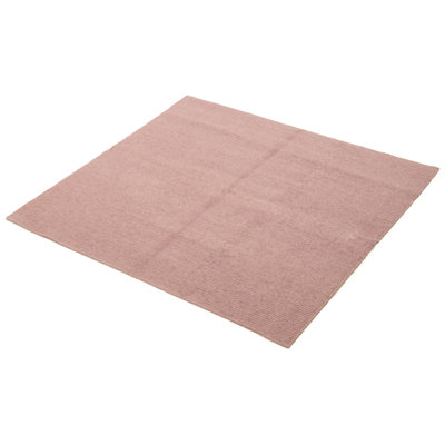Tapisserie naturelle grise kilim 4 pi 11 po x 4 pi 11 po
