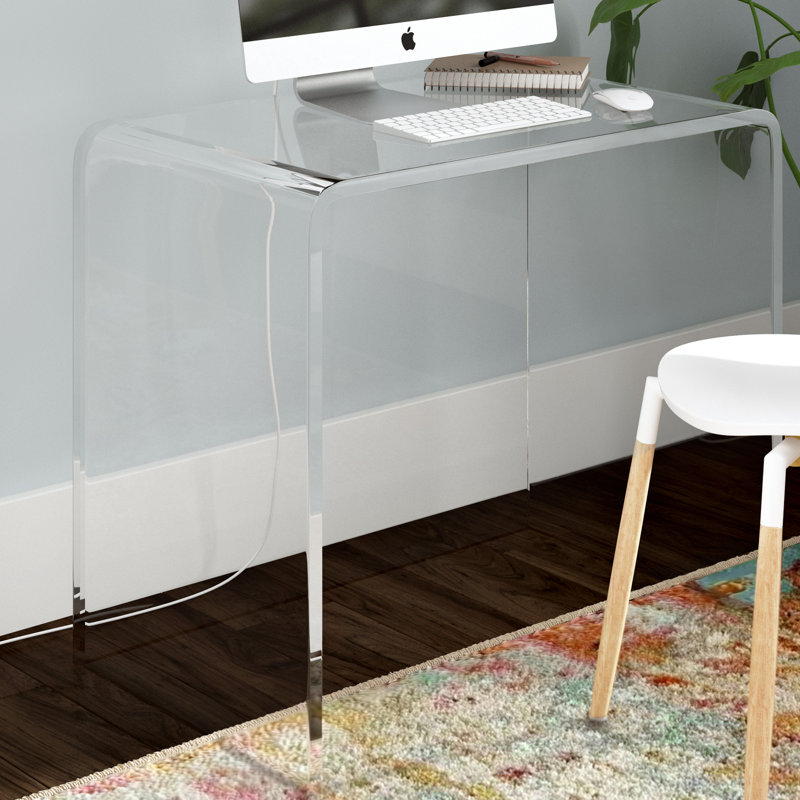 Otranto Clear Acrylic Writing Desk