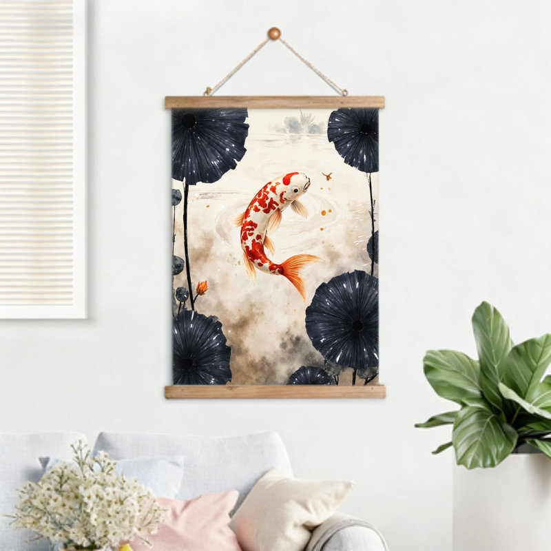 Étang à lotus Koi