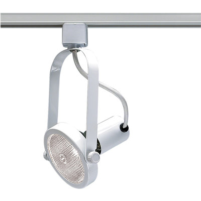 Gimbal White Adjustable Track Head