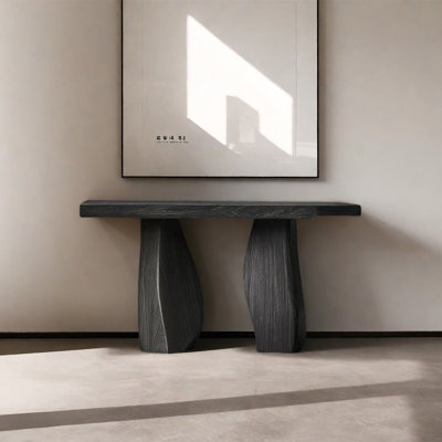 Retro Minimalist Art Design Console Table