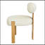 Chaise d'appoint rembourrée avec structure en métal-133488490