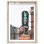Décoration murale fabriquée à la main «Shadowbox» par Notoriart, cadre blond, 37 x 55