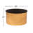 Modern Accent Cylindrical Round Coffee Table with Black Top-106785945