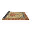 Tapis décoratif multicolore à motif abstrait-1384177287