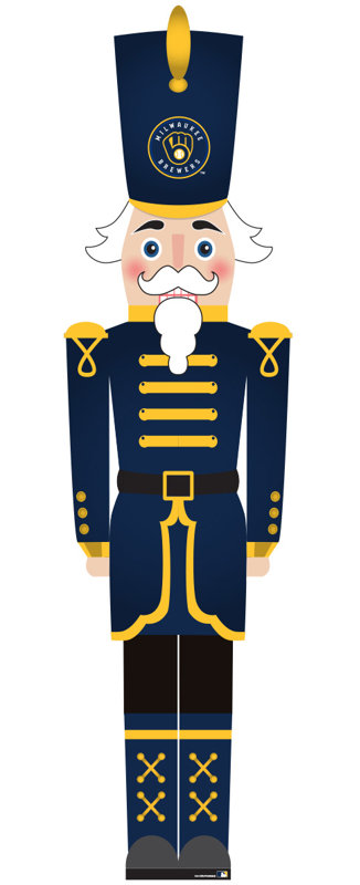 Milwaukee Brewers 46" Nutcracker Leaner
