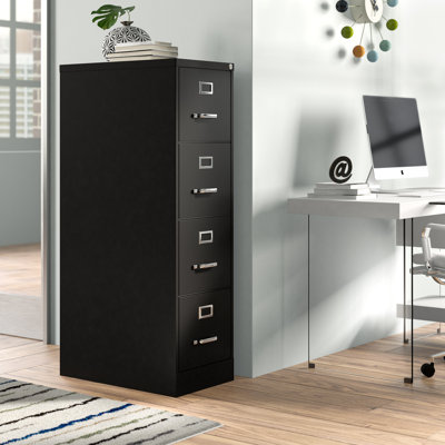 15'' Wide 4 -Drawer Steel File Cabinet