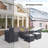 All-Weather Wicker Patio Conversation Sets Group Sectional Seating Outdoor Furniture Covers