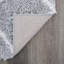 Tapis géométrique argenté-791267155