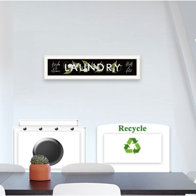 Laundry-Fresh & Clean Framed Wall Art for Living Room, Home Wall Decor By House Fenway