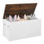 Banc de rangement rabattable