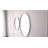 Elongated Oval Mirror-Nickel-57972571