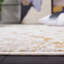 Tapis géométrique Milstein ivoire / doré-315066061