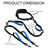 2 Dog Retractable Leash, Hands Free Dog Leash For Two Medium And Large Dogs