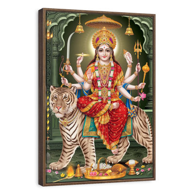 Durga sur un tigre