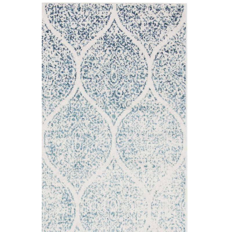 Balcom Performance Geometric Rug, Rectangle 2'3" x 8'