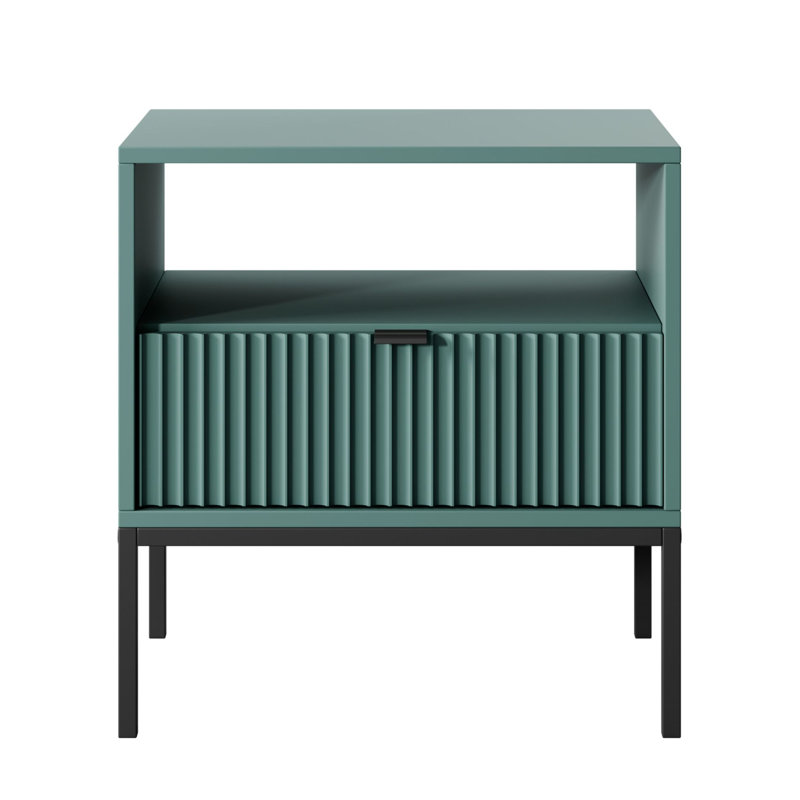 54cm W Manufactured Wood Bedside Table