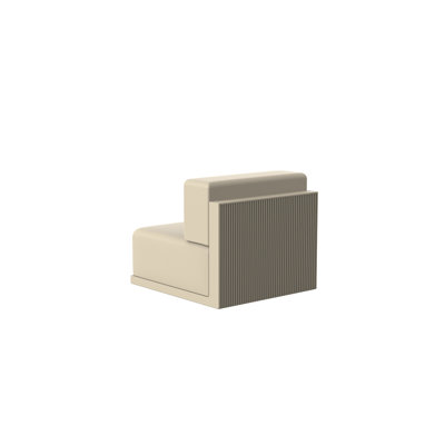 Gatsby Patio Chair Armless Section with Cushion