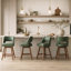 Tabouret de bar pivotant en similicuir Bisto-1251283863-1251283862