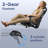 Niccoli Ergonomic Office Chair with 3D Lumbar Support, 3D Armrests, Adjustable Headrest, Steel Base, Reclining Design with Footrest
