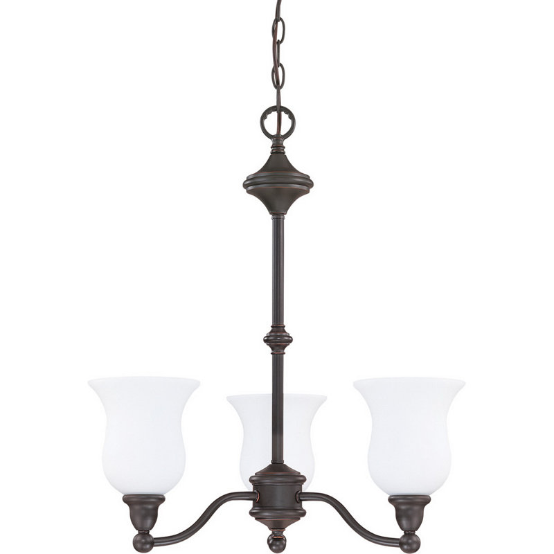 Lustre classique unique à 3 lumières meerab