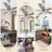 Briteny 52" Reversible Chrome Modern Ceiling Fan with LED Light and Remote, 6 Speed DC Motor-1950203221