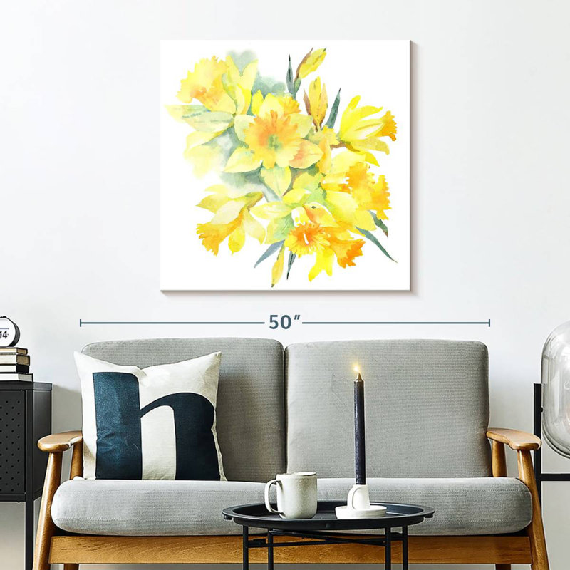 Bouquet de jonquilles jaunes Harnek, H 30 po x l 30 po