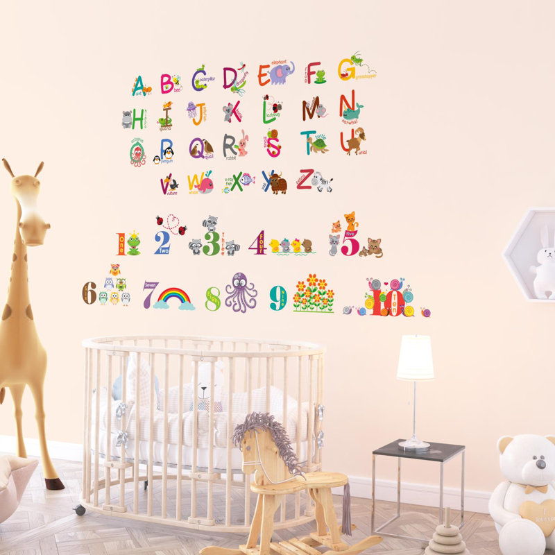 Text & Numbers Wall Decal