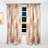 Handdrawn Asian Flowers with Orange Watercolor - Floral Blackout Curtain Single Panel-33654812