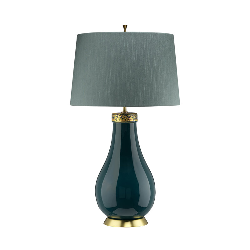 Havering Table Lamp, Azure Turquoise