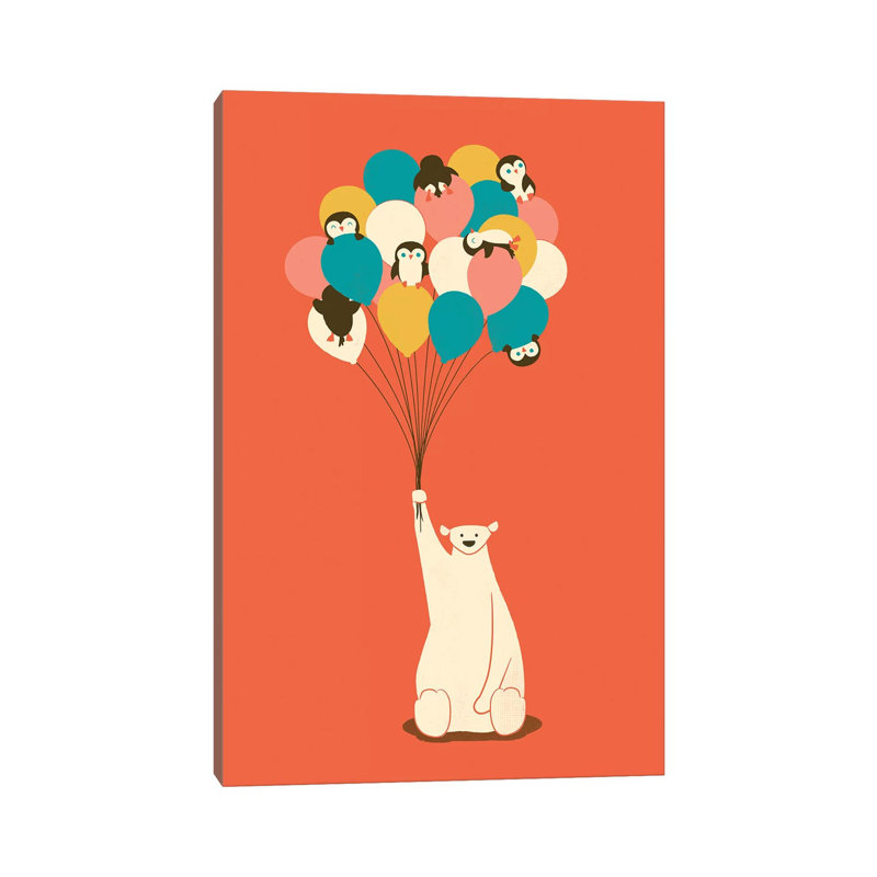 Penguin Bouquet by Jay Fleck - Wrapped Canvas Print, 101.6cm H x 66.04cm W x 1.905cm D