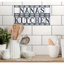 Sevillano 2.13" x 4.38" Ceramic Floral Letter Decorative Accent Tile in White/Blue
