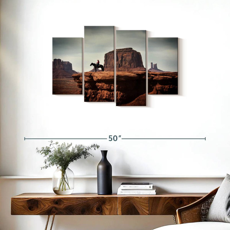 Lelar Navajo Cowboy, 22" H x 36" W