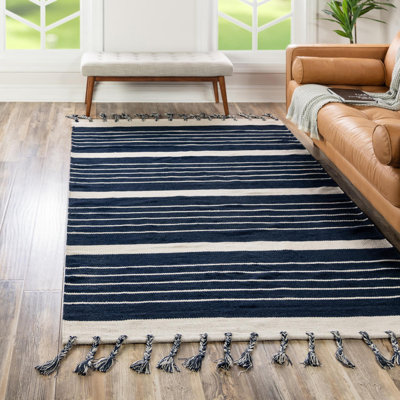 Gwin Cotton Striped Indoor Rug