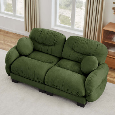Pleated Chenille Modular Sofa with Ergonomic Foam Comfort