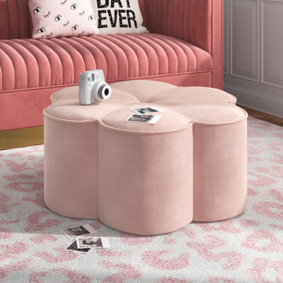 Meghan Velvet Pouf