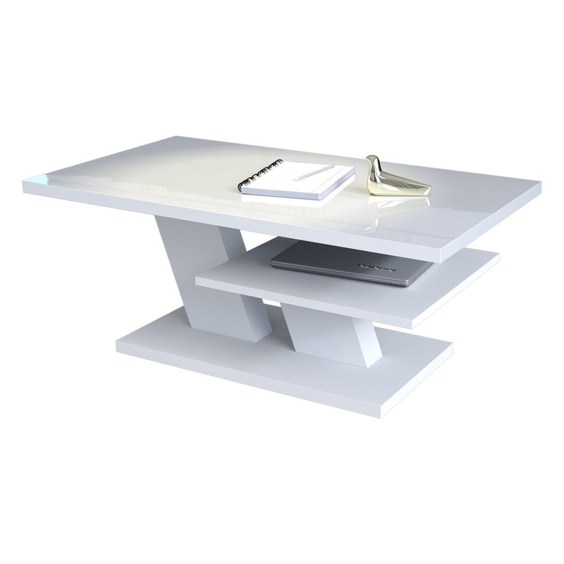 Cliff Pedestal Coffee Table, Sonoma Oak