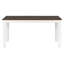 Ensemble de table de salle à manger rustique avec chaises ergonomiques et banc