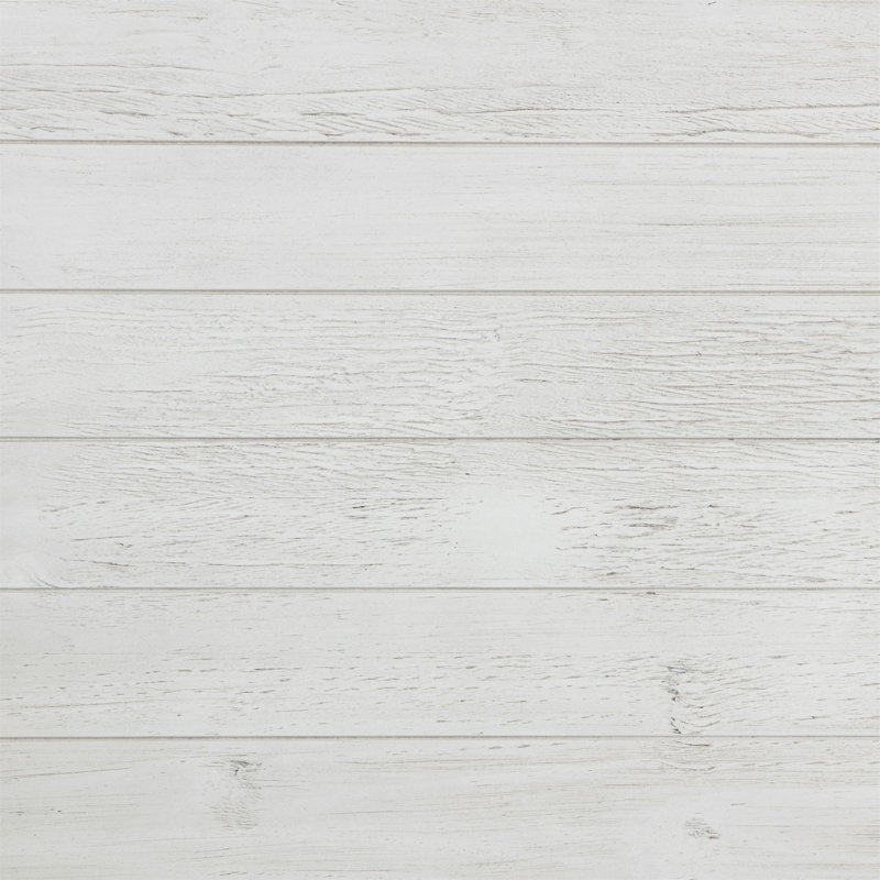 Table de bout en bois blanc vieilli avec tablette Castleton (seulement avec table basse)