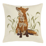 Embroidered Throw Pillow