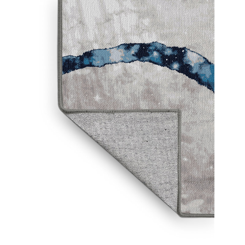 Tapis gris lavable à la machine, Rectangle 2 pi x 3 pi