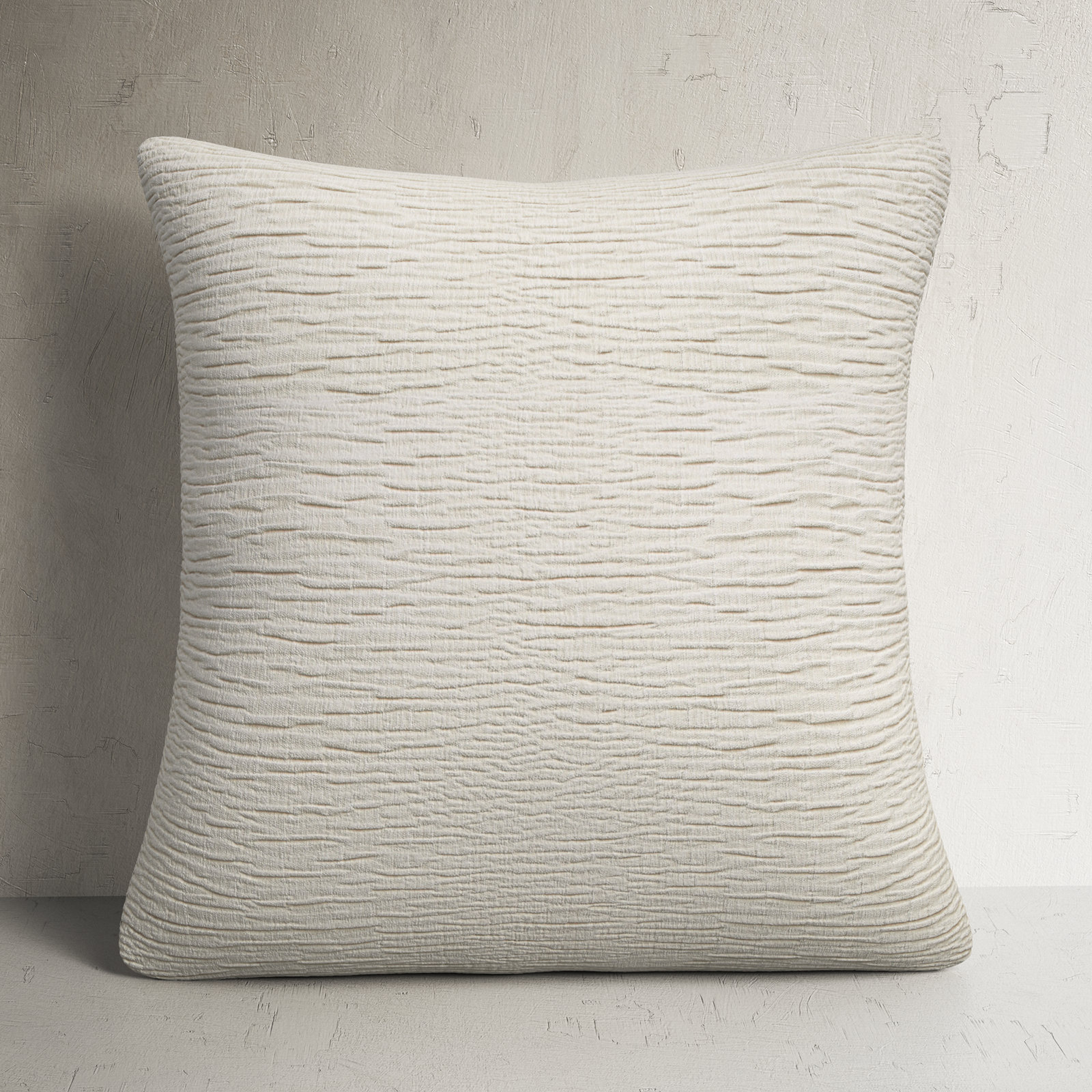 Edan Throw Pillow, Down, Silver, 22"H x 22"W